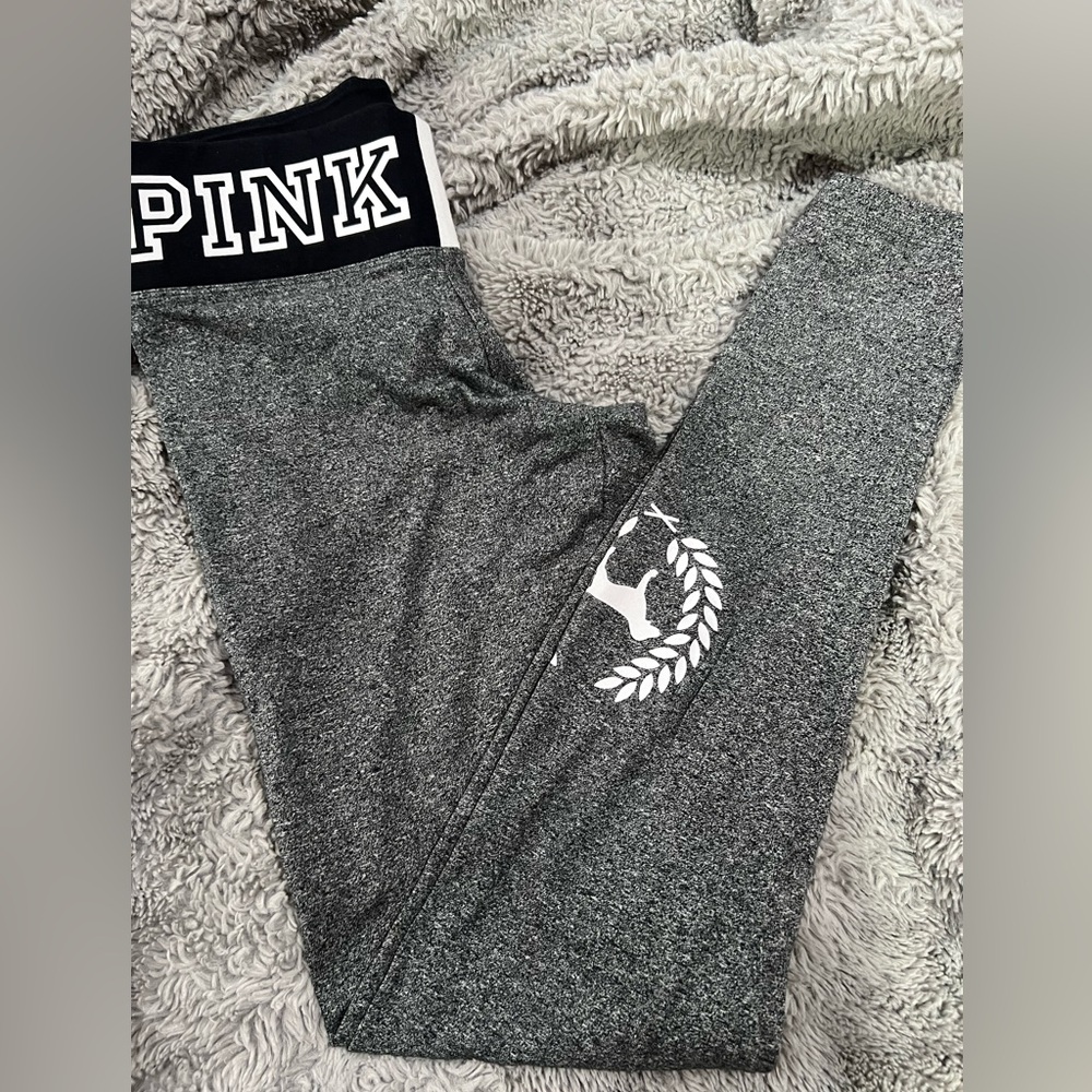 PINK Victoria's Secret Kids Charcoal Leggings
